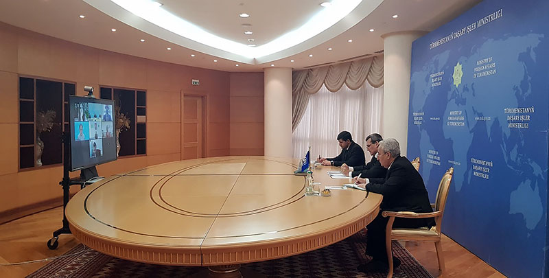 Обсуждены приоритетные направления сотрудничества между Туркменистаном и Программой ООН по окружающей среде