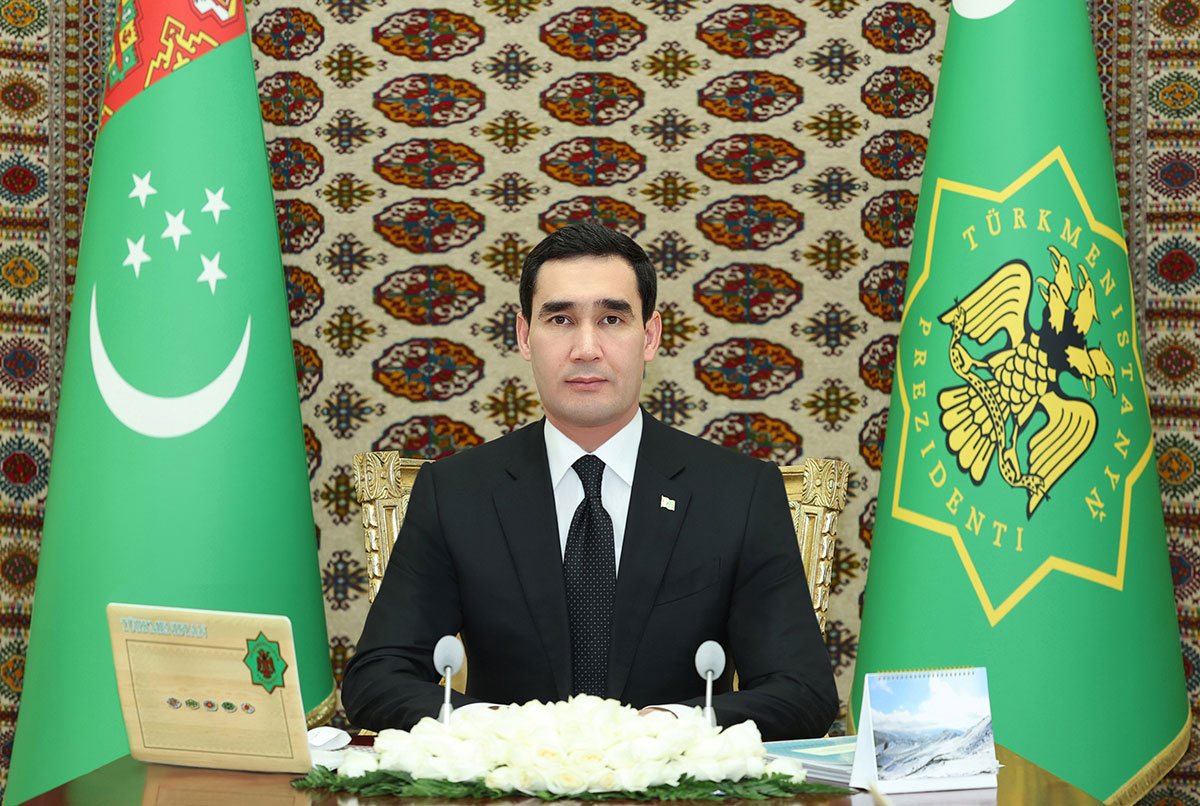The visiting meeting of the Cabinet of Ministers of Turkmenistan
