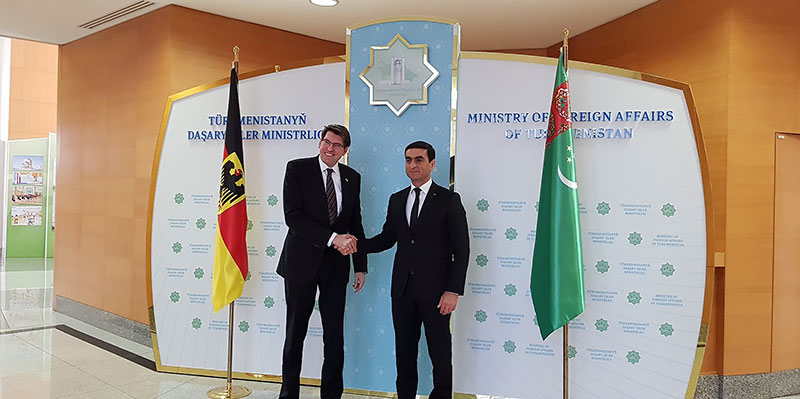 В МИД Туркменистана состоялись туркмено-германские политические консультации