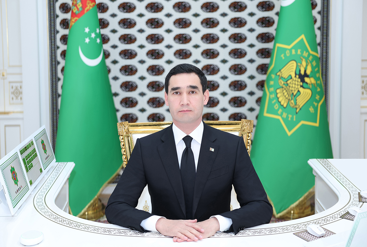The President of Turkmenistan held a working meeting via the digital system
