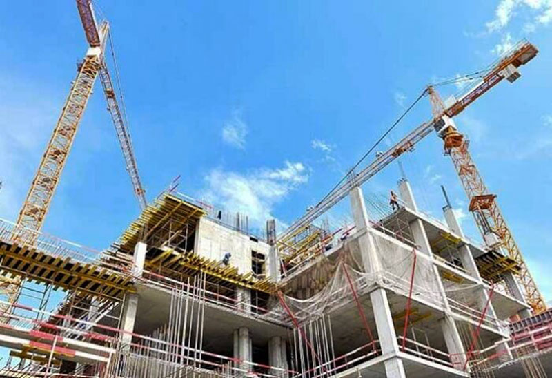 В Дашогузе продолжается строительство жилых домов