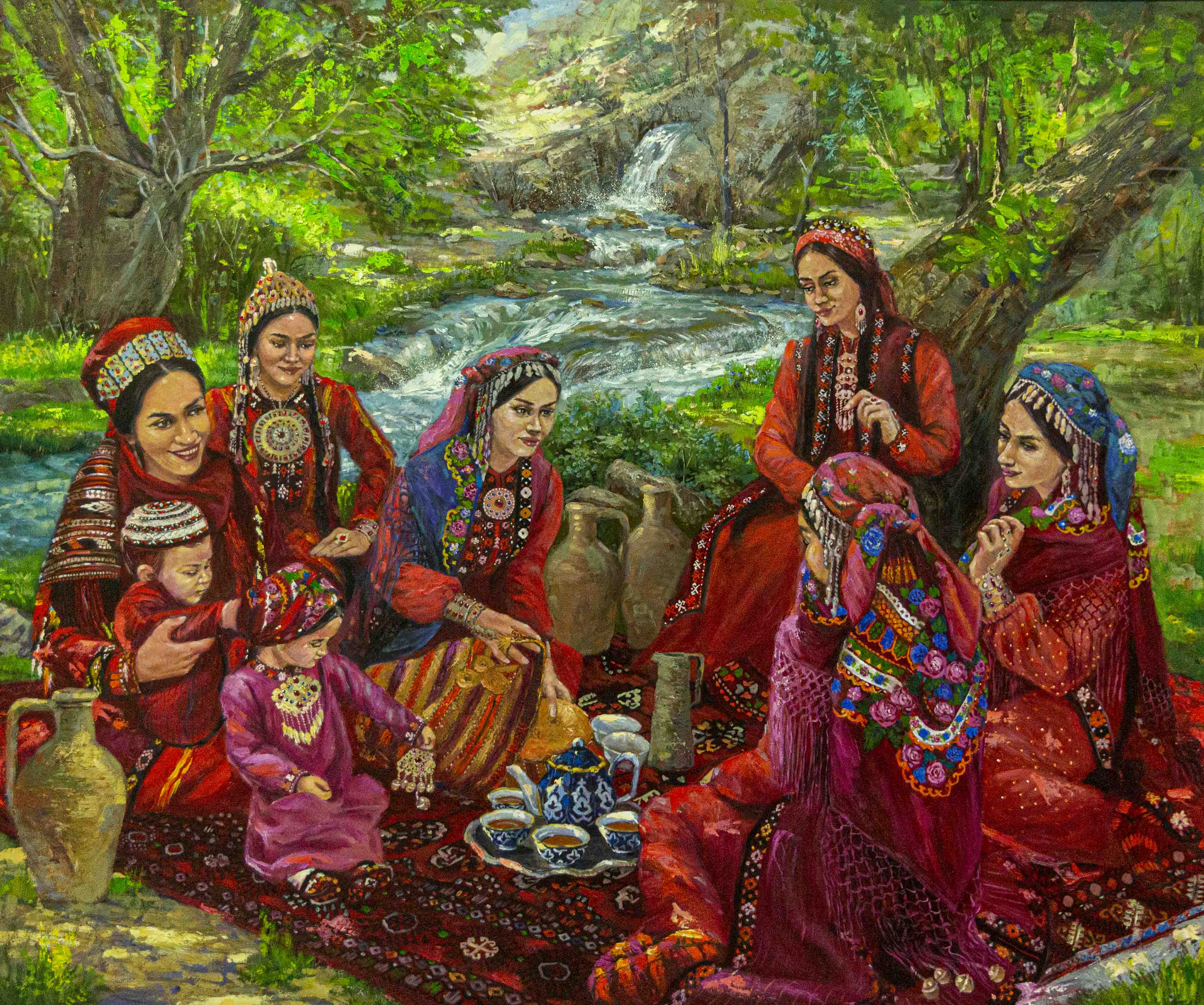 Весну воспевают туркменские художники