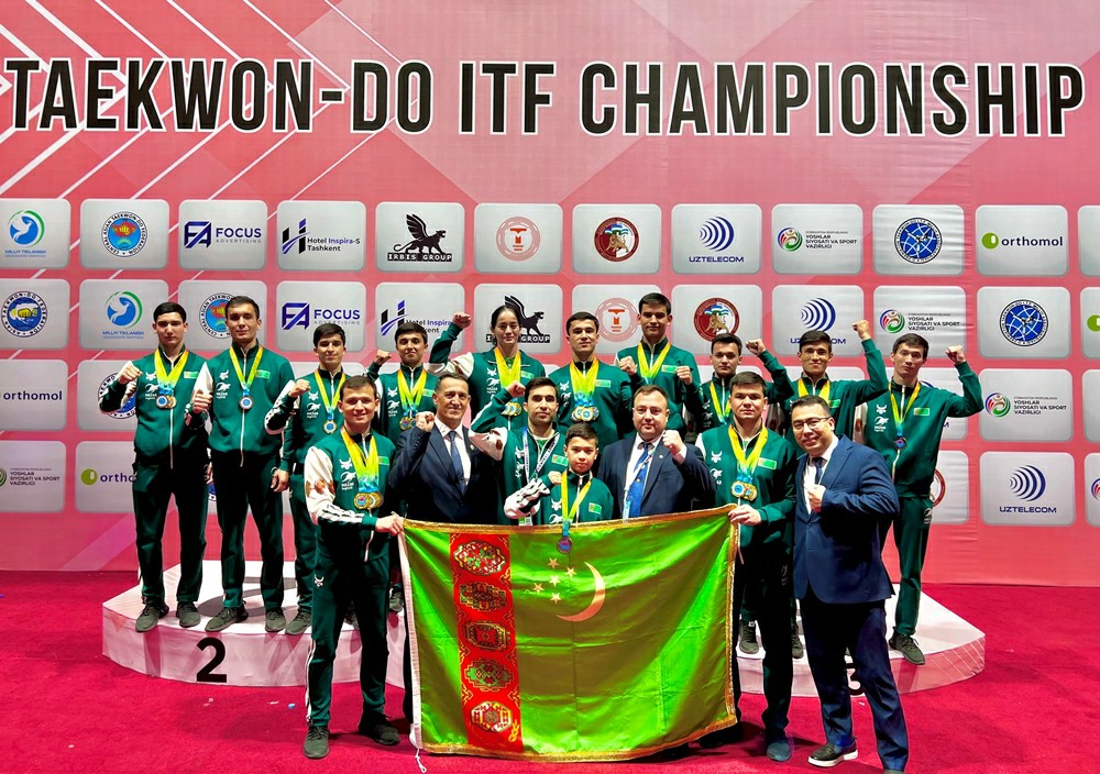 Turkmen athletes win 19 medals at ITF Central Asian Taekwondo Championship