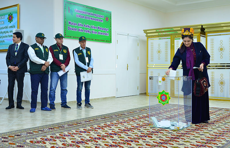 Parliamentary elections continue in Turkmenistan
