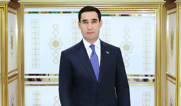 President of Turkmenistan Serdar Berdimuhamedov took part in parliamentary elections