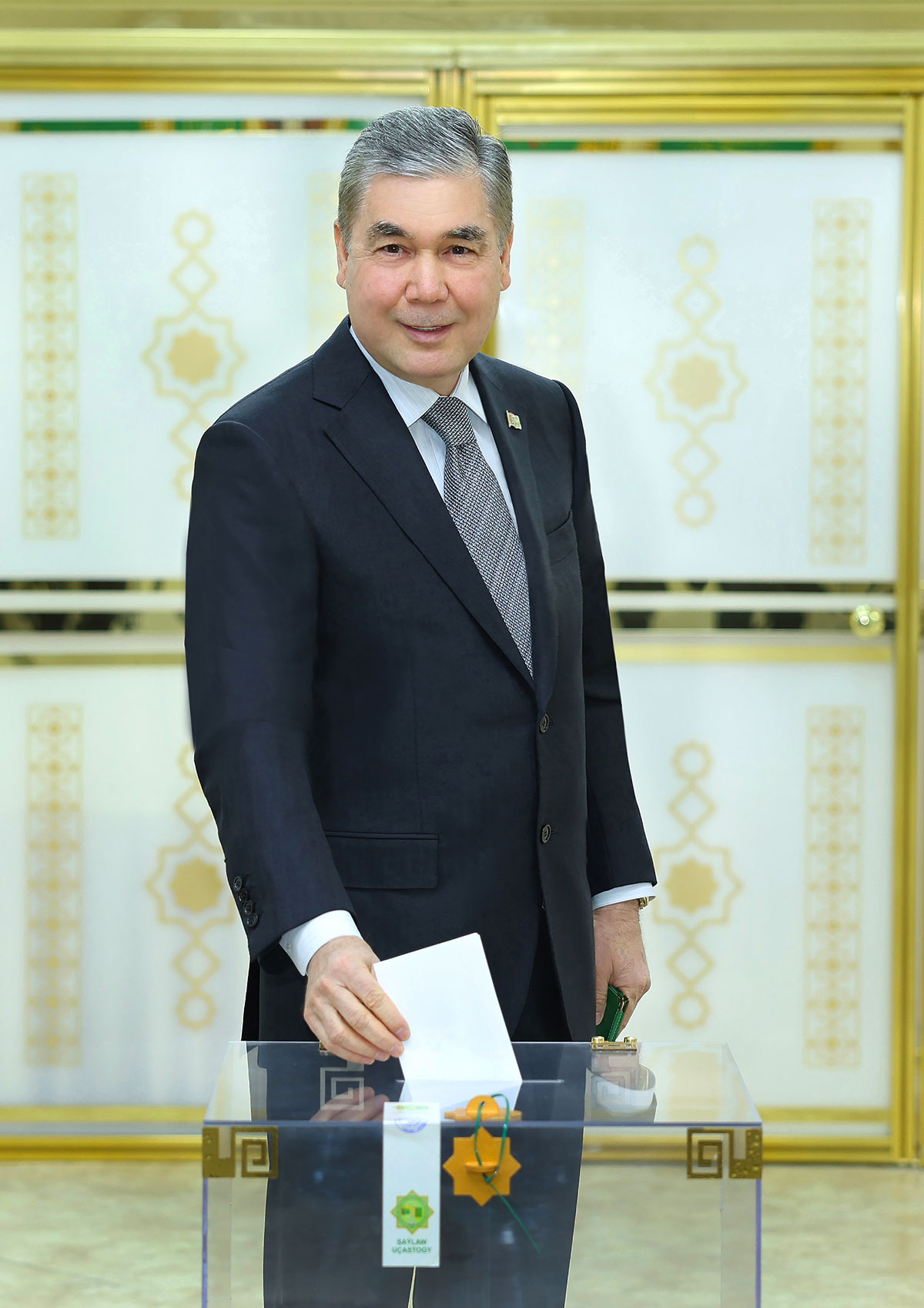 National Leader of the Turkmen people, Chairman of the Halk Maslakhaty of Turkmenistan took part in parliamentary elections