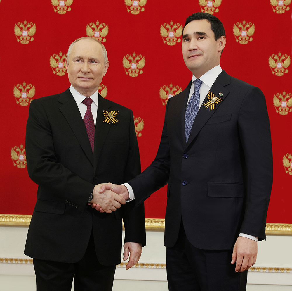 The President of Turkmenistan took part in the celebrations held in Moscow in honour of the Victory Day
