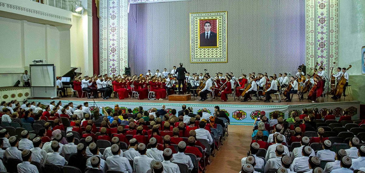 Dovletmammet Okdirov: both a concert and an exam