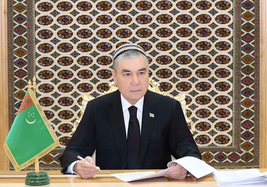 Türkmenistany ösdürmegiň giň möçberli maksatnamalaryny durmuşa geçirmegiň wezipeleri ara alnyp maslahatlaşyldy