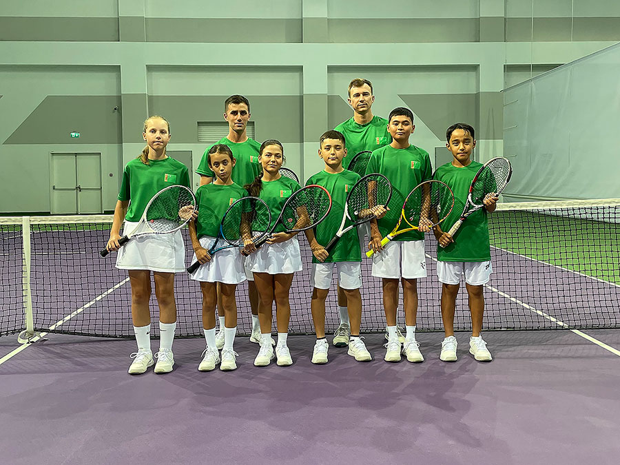 Определился состав сборной Туркменистана для участия в первенстве Центральной Азии (U-12) по теннису