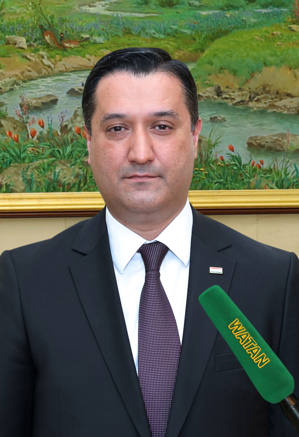 Türkmenistanyň Prezidenti Täjigistan Respublikasynyň Adatdan daşary we Doly ygtyýarly ilçisini kabul etdi