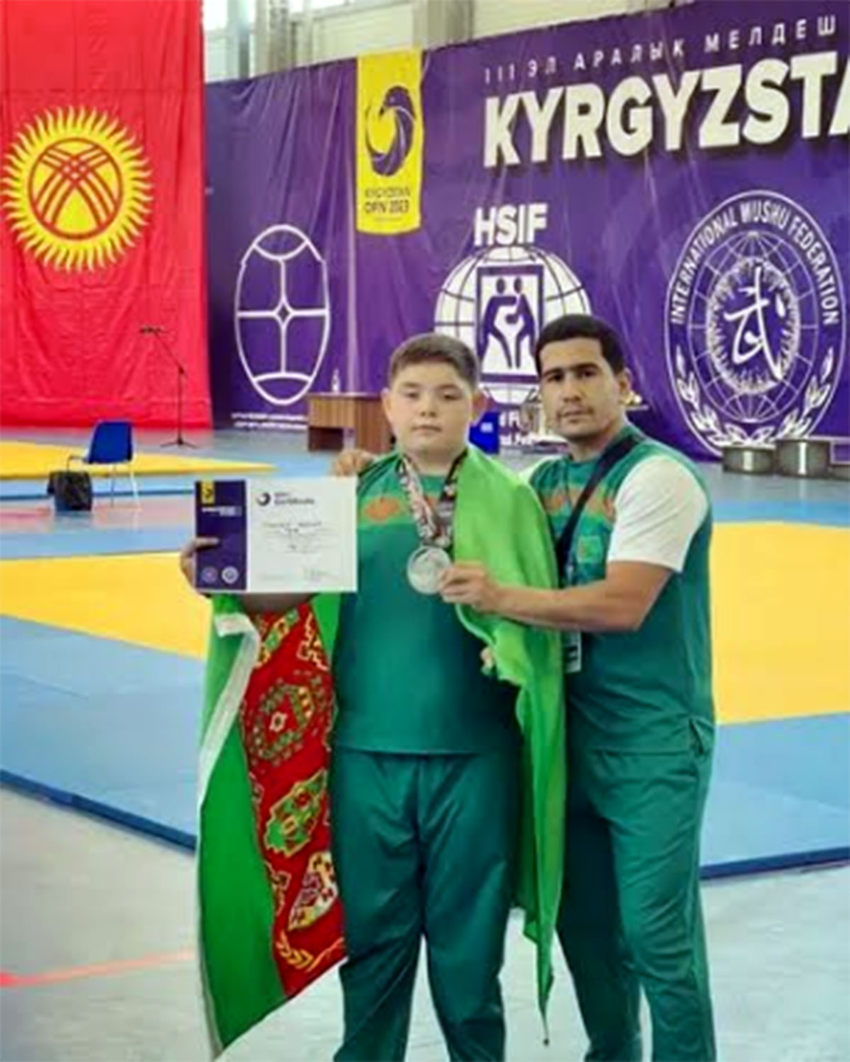 Wushu masters from Turkmenistan won 18 medals at the international tournament Kyrgyzstan Open-2023