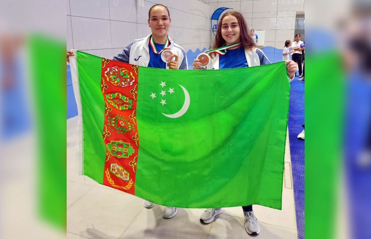 Türkmenistanly türgenler Duşenbe şäherinde başlanan halkara ýaryşda dört medal eýelediler