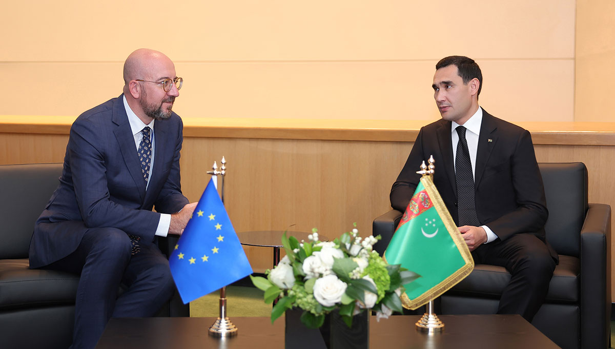 Встреча Президента Туркменистана с Председателем Европейского Совета