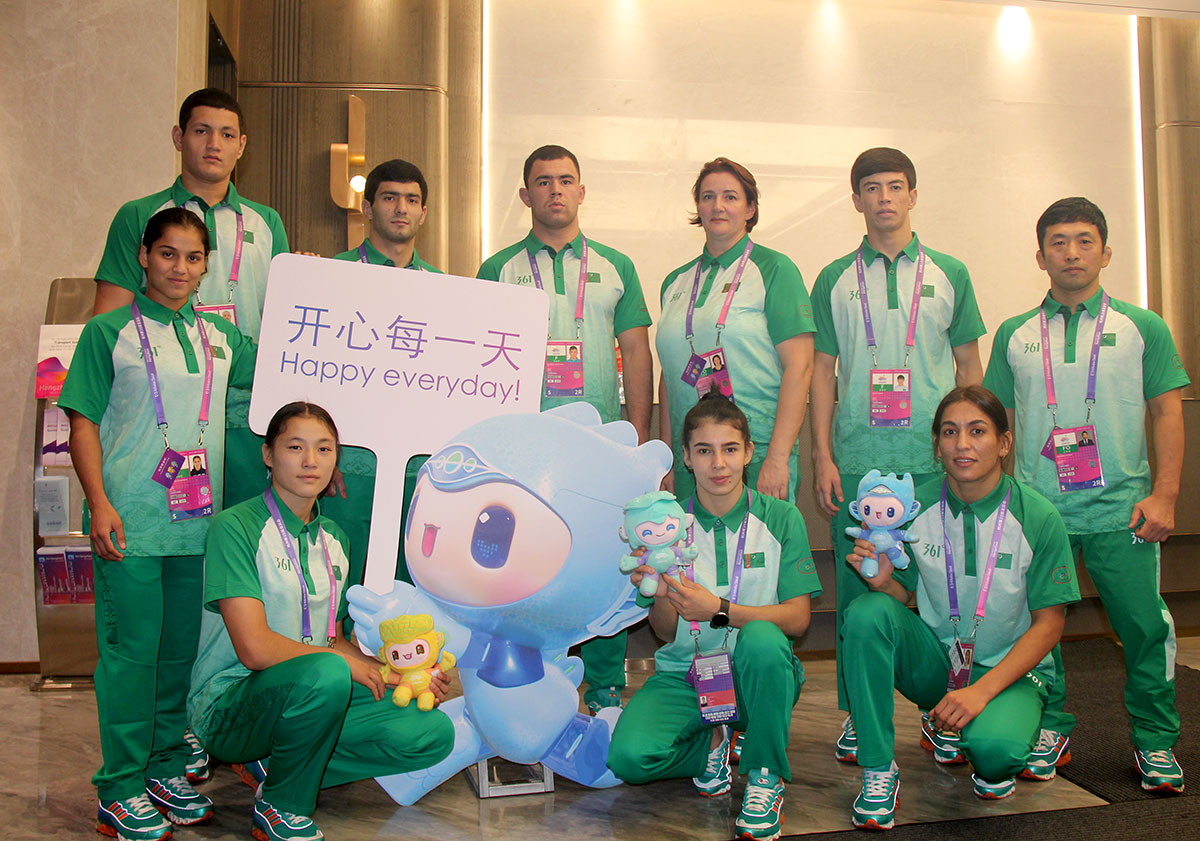 Judokas of Turkmenistan arrived to the XIX Asian Games in Hangzhou