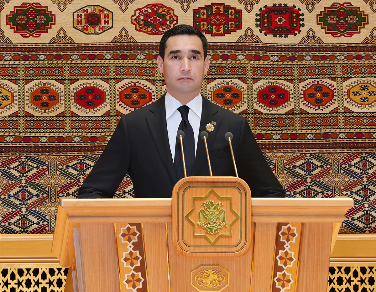 Türkmenistanyň Prezidenti Serdar Berdimuhamedowyň Türkmenistanyň Halk Maslahatynyň mejlisindäki ÇYKYŞY