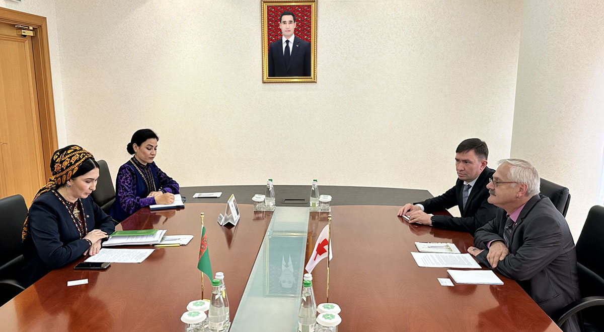 Issues of cooperation with the ICRC were discussed