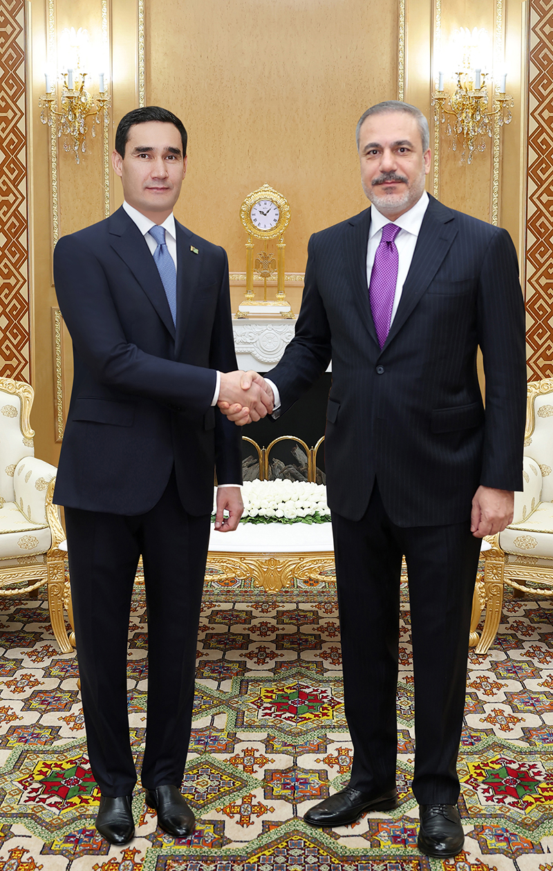 The President of Turkmenistan received the Minister of Foreign Affairs of the Republic of Turkey