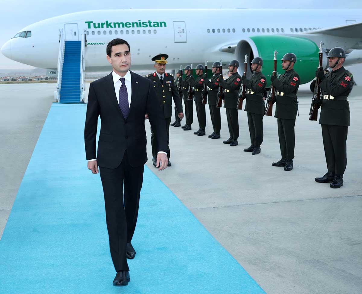 Начался официальный визит Президента Туркменистана в Турецкую Республику