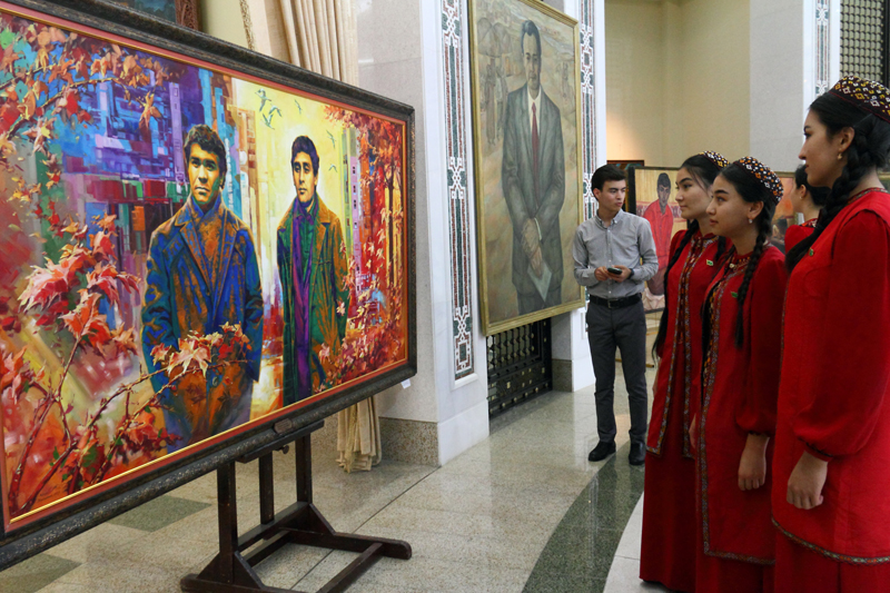 Nury Halmamedov’s life in the works of Turkmen artists