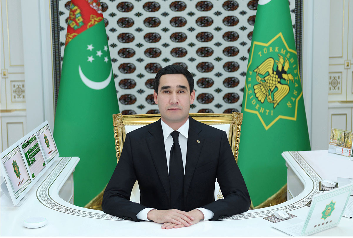 The President of Turkmenistan held a working meeting via a digital system