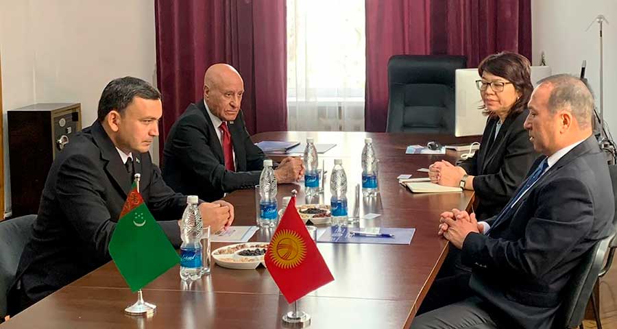 Visit of the IIR delegation under the Ministry of Foreign Affairs of Turkmenistan to Kyrgyzstan