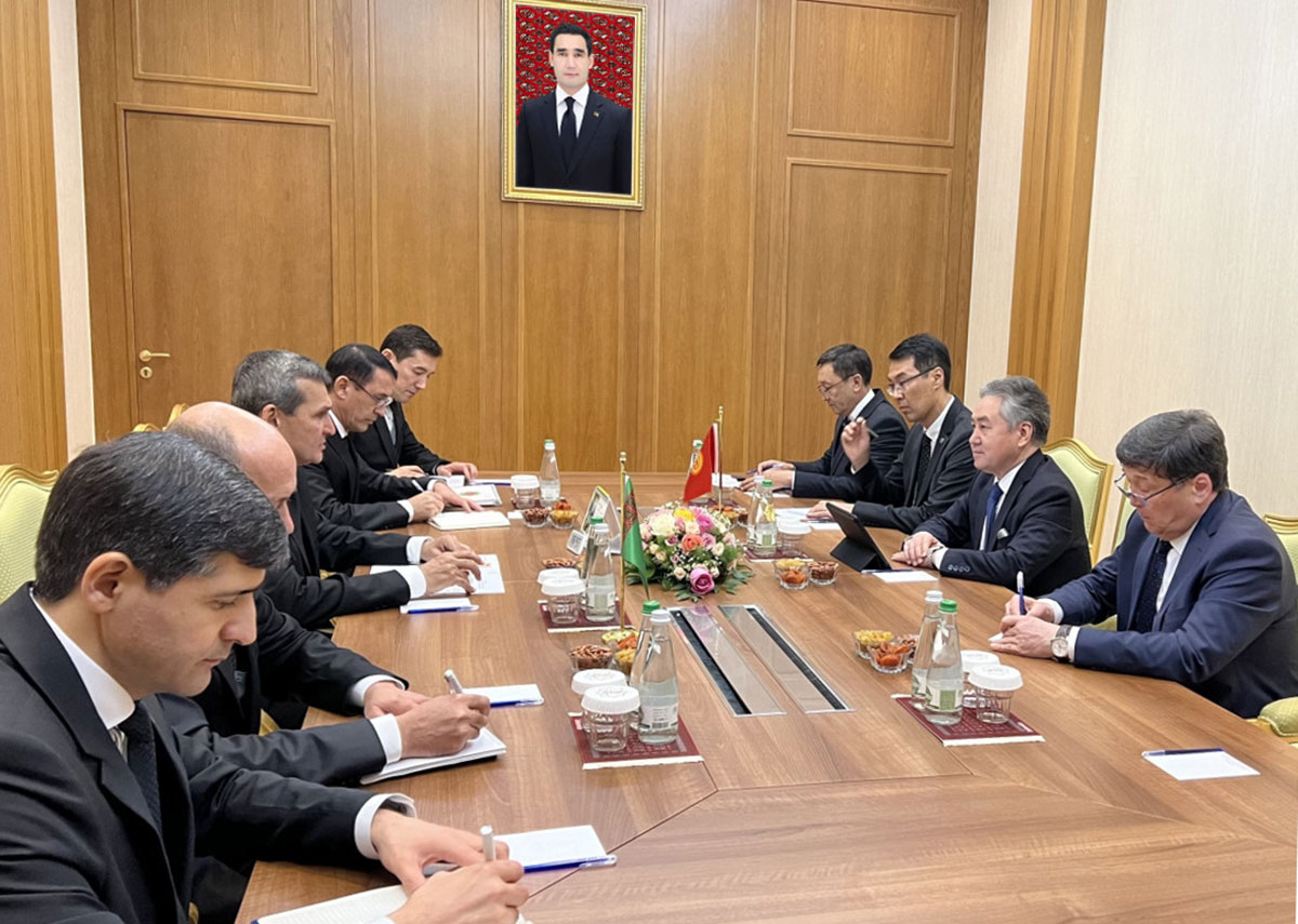 Meeting of the Ministers of Foreign Affairs of Turkmenistan and Kyrgyzstan