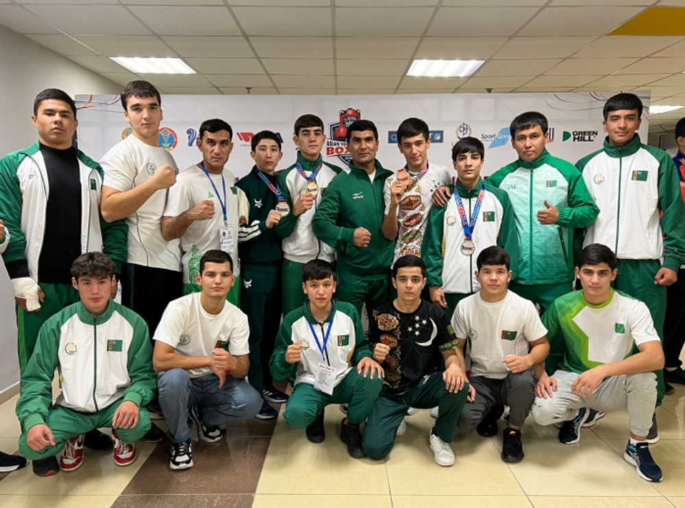 Boxers from Turkmenistan won 7 medals at the Asian Championships among youths and juniors