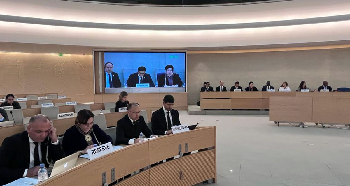 The delegation of Turkmenistan took part in the session of the working group of the Universal Periodic Review