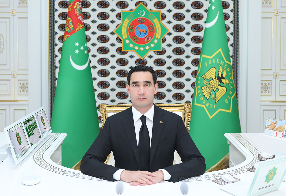 The President of Turkmenistan held a working meeting via a digital system