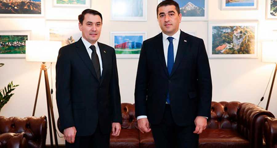 Prospects for interparliamentary cooperation between Turkmenistan and Georgia were discussed