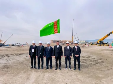 На территории ЭКСПО-2025 в японской Осаке установлен флаг Туркменистана