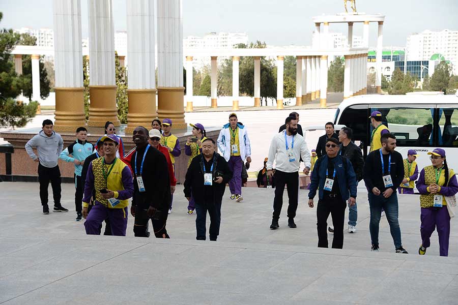 Участники чемпионата мира по борьбе Кураш знакомятся с культурным достоянием народа Туркменистана