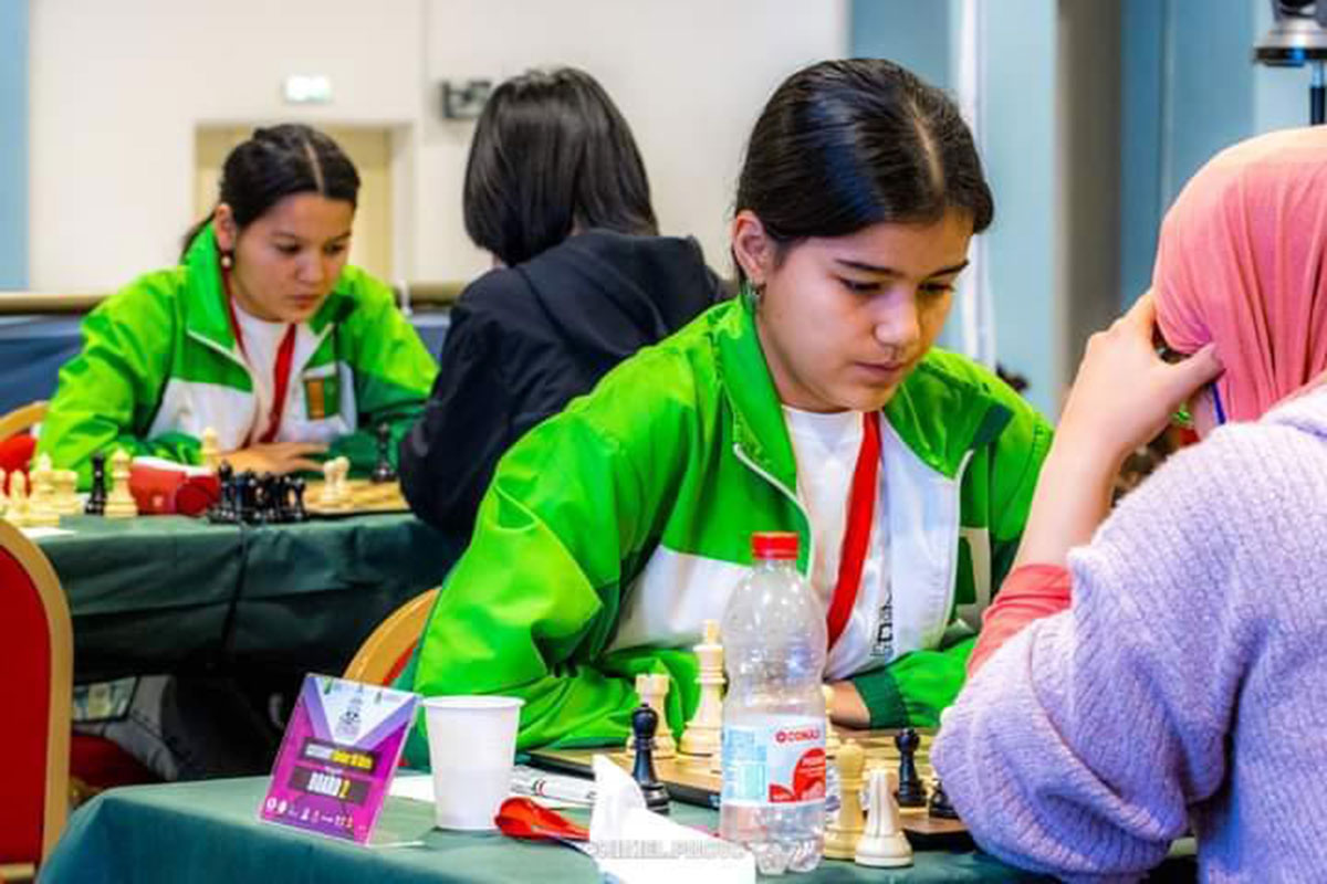 Representatives Turkmenistan won silver and bronze at the Western Asian Junior Rapid Chess Championship