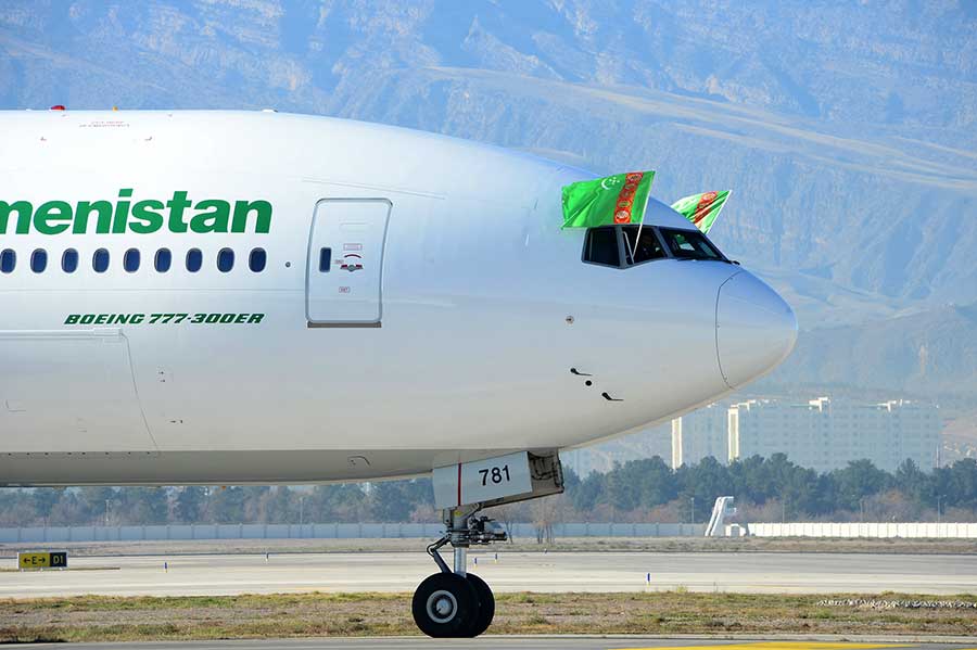 Гражданская авиация Туркменистана пополнилась очередным новым «Боингом»