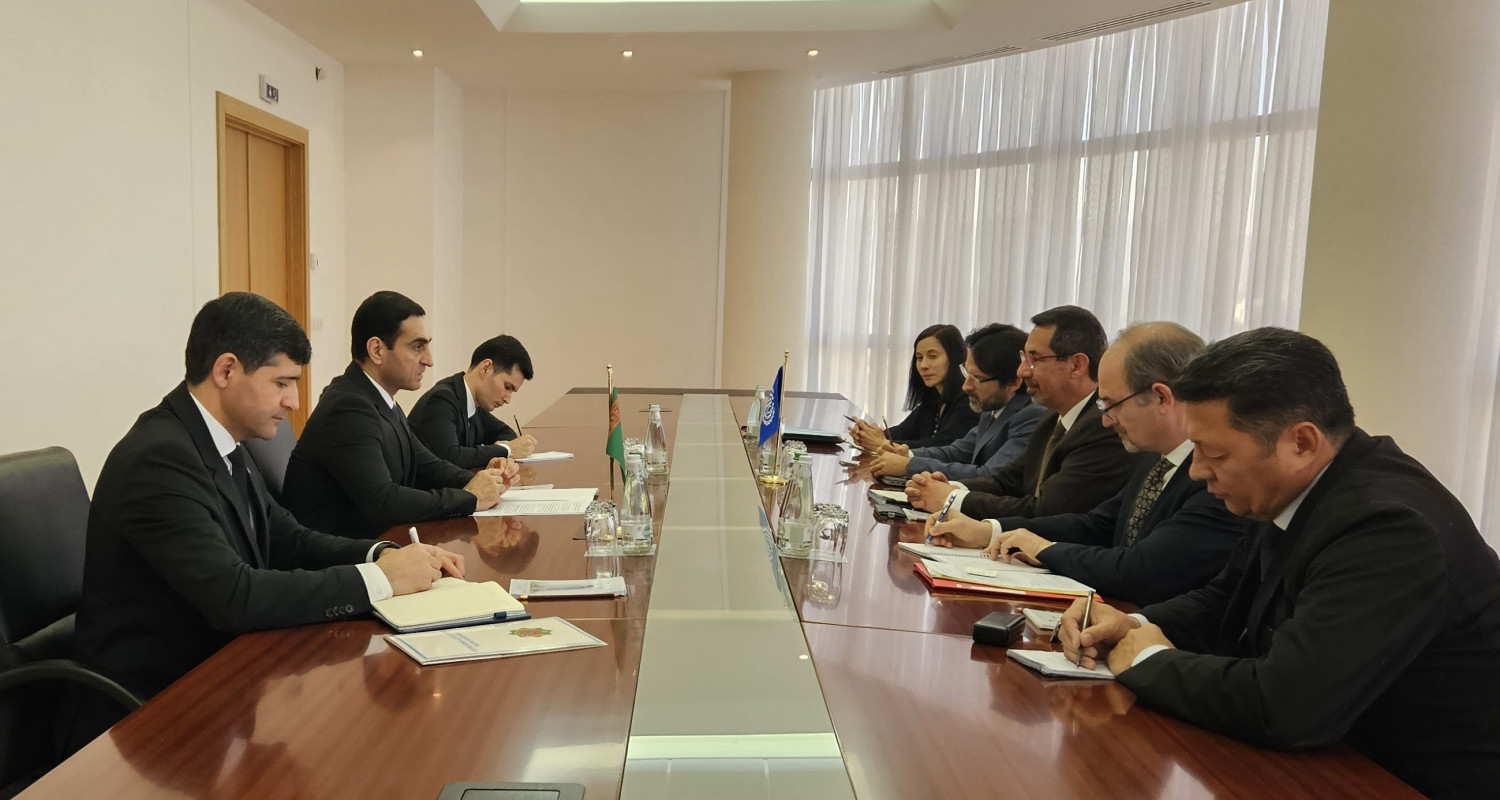 Meeting at the Ministry of Foreign Affairs of Turkmenistan with representatives of the International Labor Organization