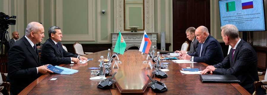 Meeting of the Minister of Foreign Affairs of Turkmenistan with the Chairman of the Federation Council Committee on Foreign Affairs of the Russian Federation