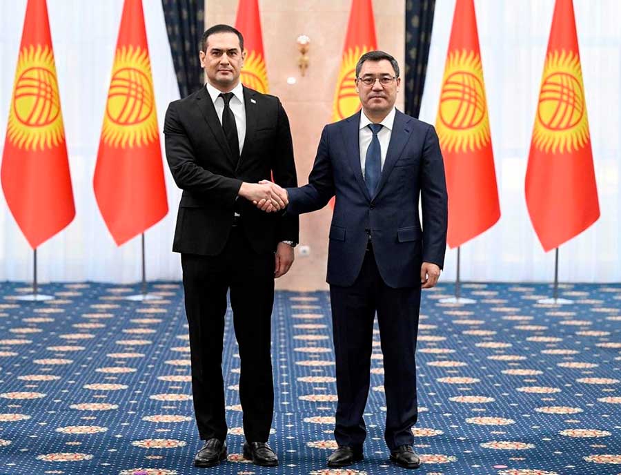 Ambassador Extraordinary and Plenipotentiary of Turkmenistan presented his credentials to the President of Kyrgyzstan