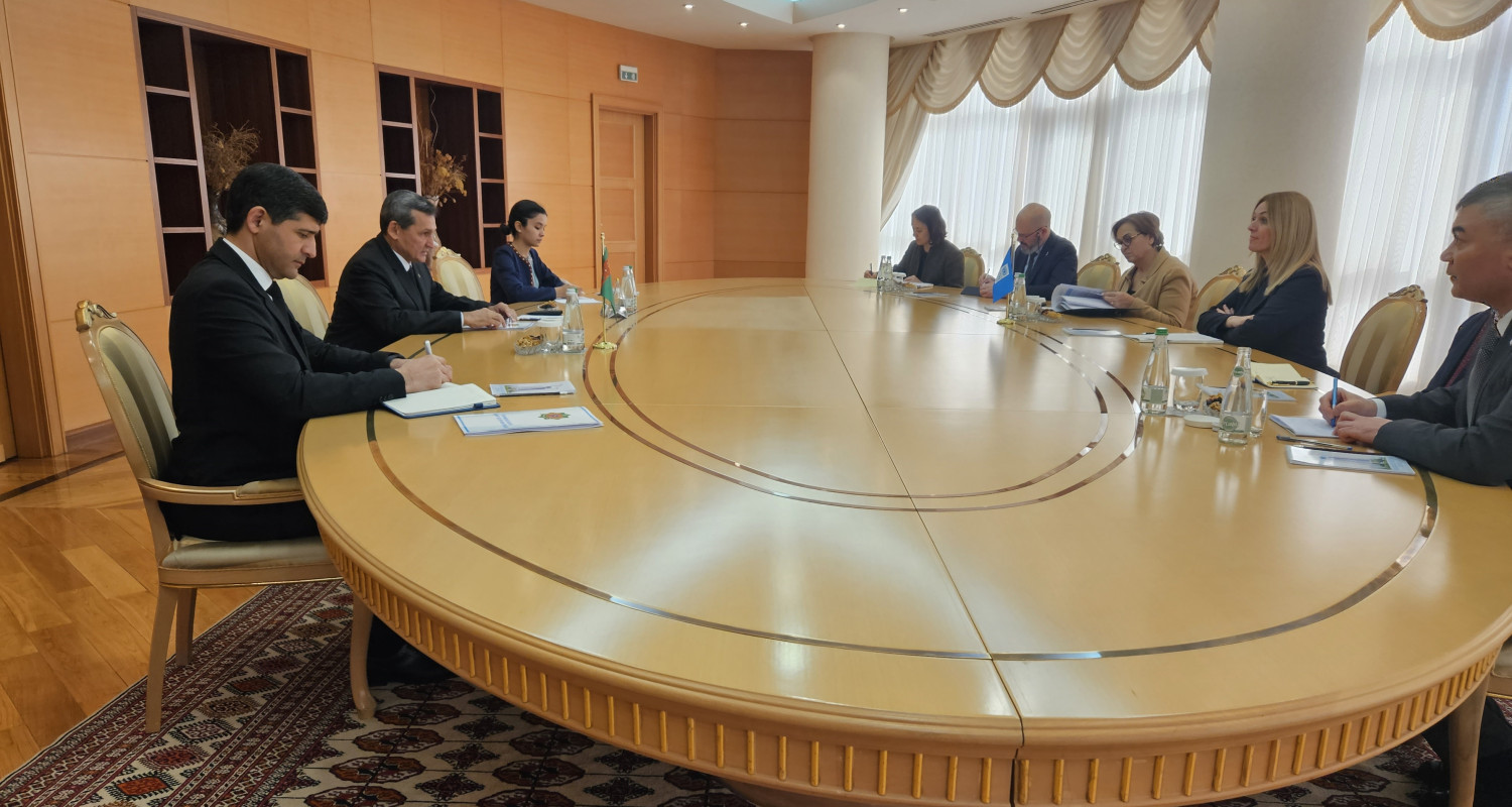 The head of Turkmen MFA met with the leadership of UNDP