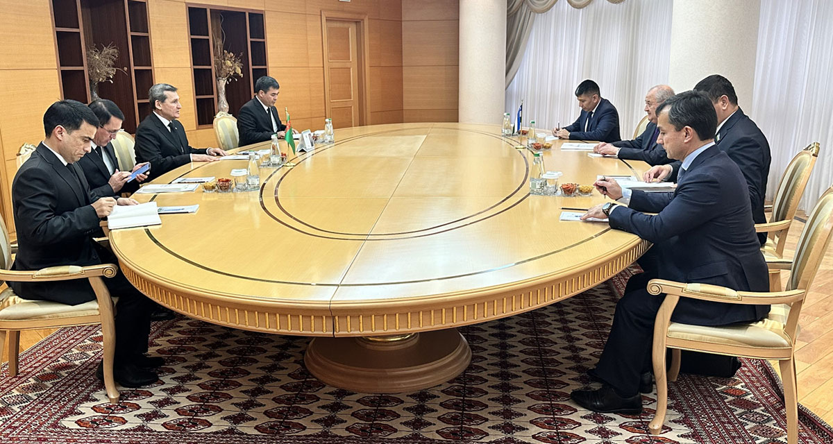 A meeting with the delegation of Uzbekistan was held at the Ministry of Foreign Affairs of Turkmenistan