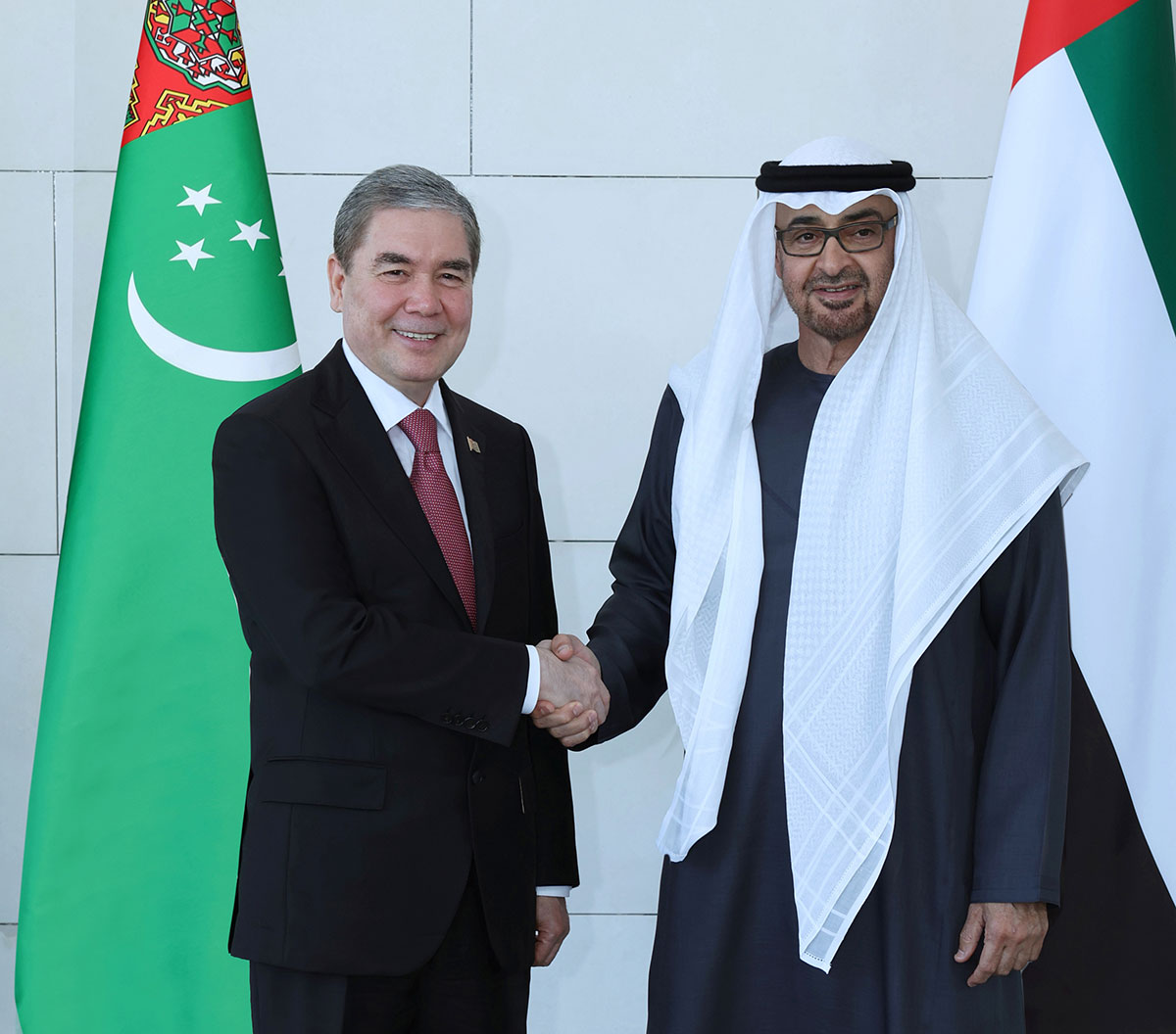 Начался рабочий визит Национального Лидера туркменского народа, Председателя Халк Маслахаты Туркменистана в Объединённые Арабские Эмираты