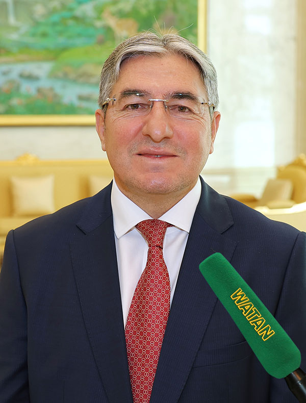 Президент Туркменистана принял Чрезвычайного и Полномочного Посла Турецкой Республики