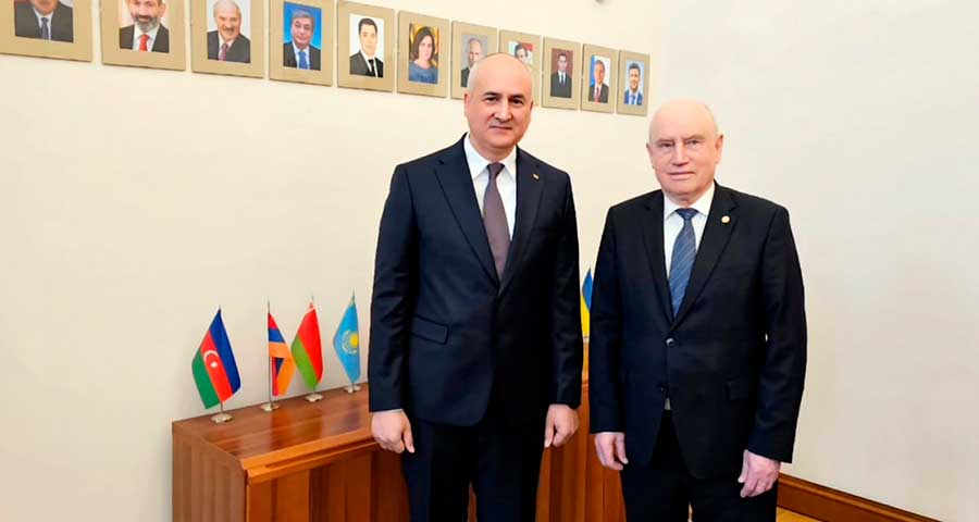 Meeting of the Ambassador of Turkmenistan to the Russian Federation with the Secretary General of the CIS