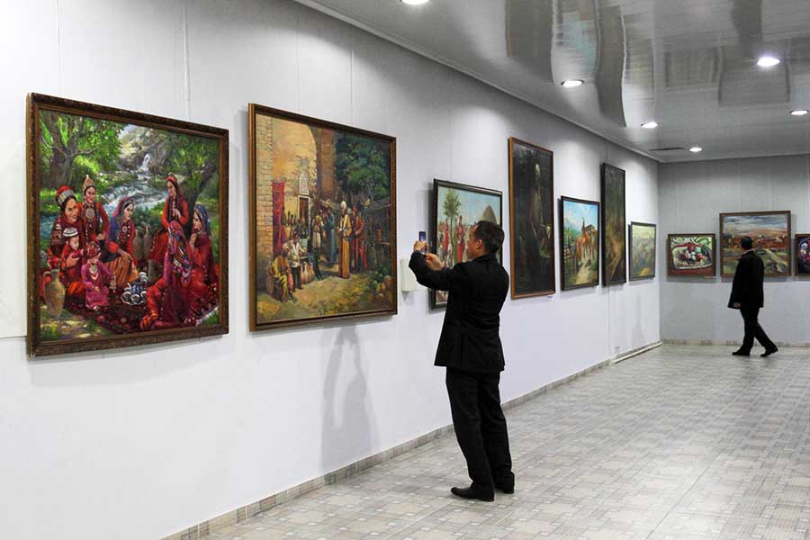 Exhibition of artists dedicated to the 300th anniversary of Magtymguly