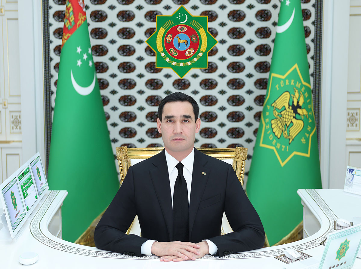 The President of Turkmenistan held a working meeting via a digital system