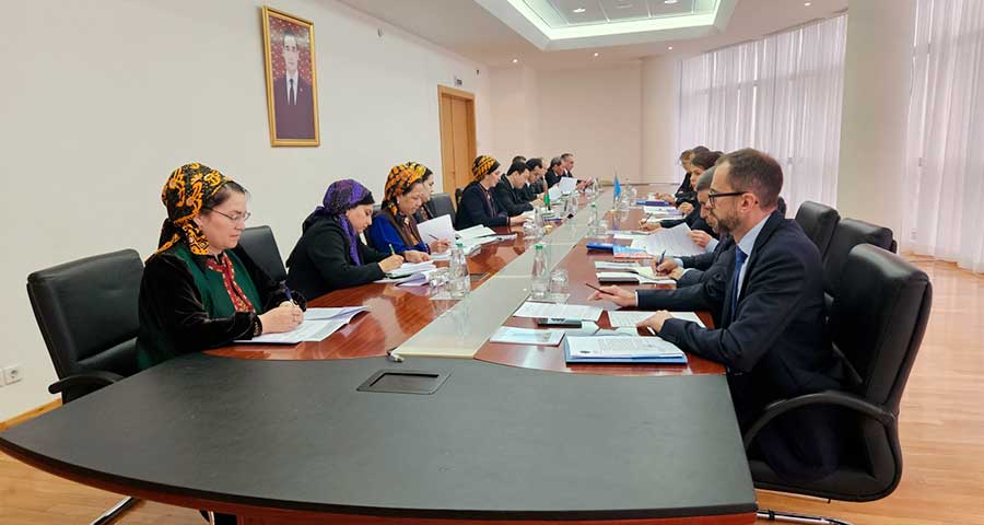 Issues of improving the system of social services were discussed at the Ministry of Foreign Affairs of Turkmenistan