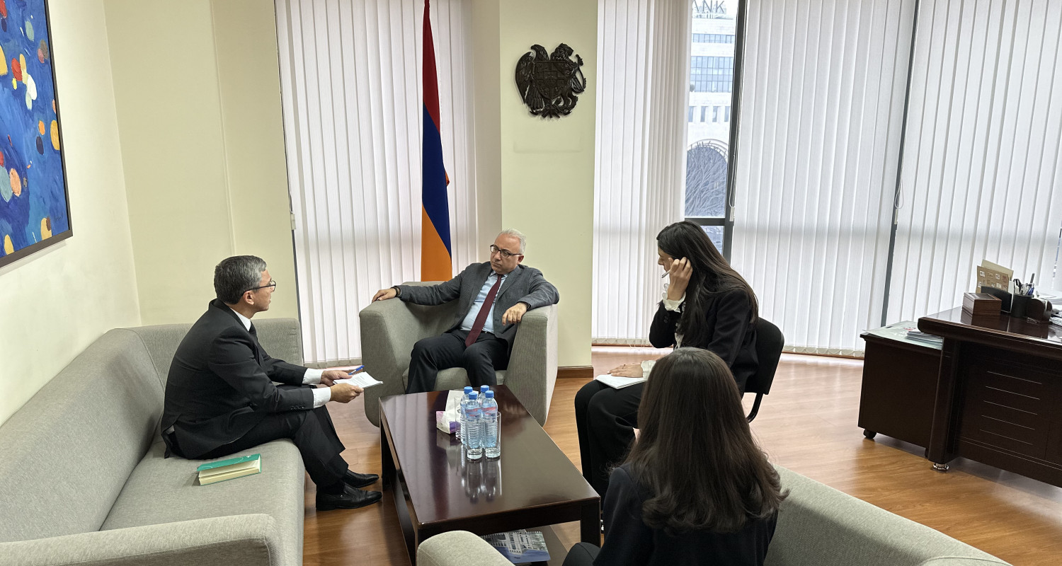 The prospects for Turkmen-Armenian cooperation were discussed at the Armenian Foreign Ministry