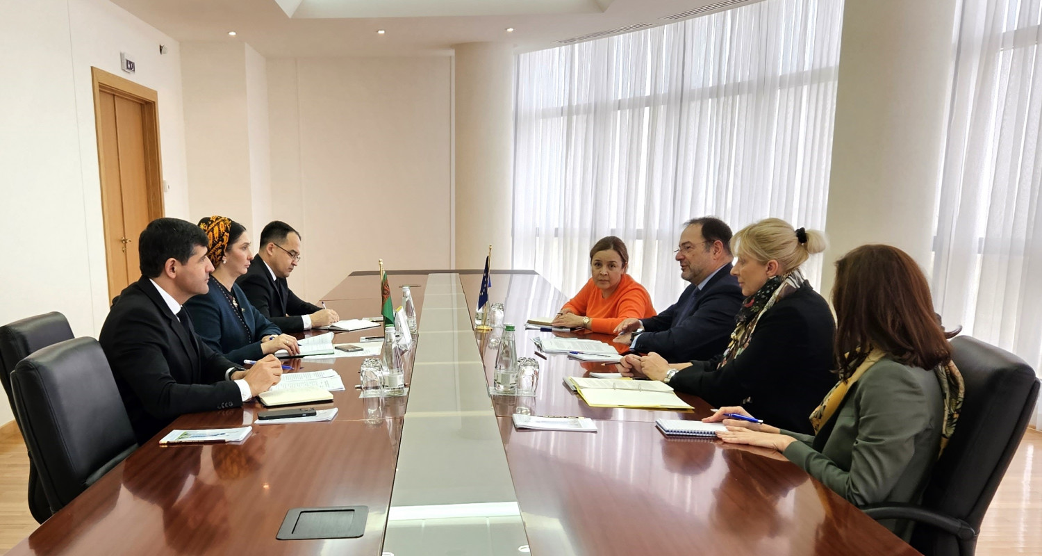 Dialogue on prospects for interaction with the European Union continued in Ashgabat