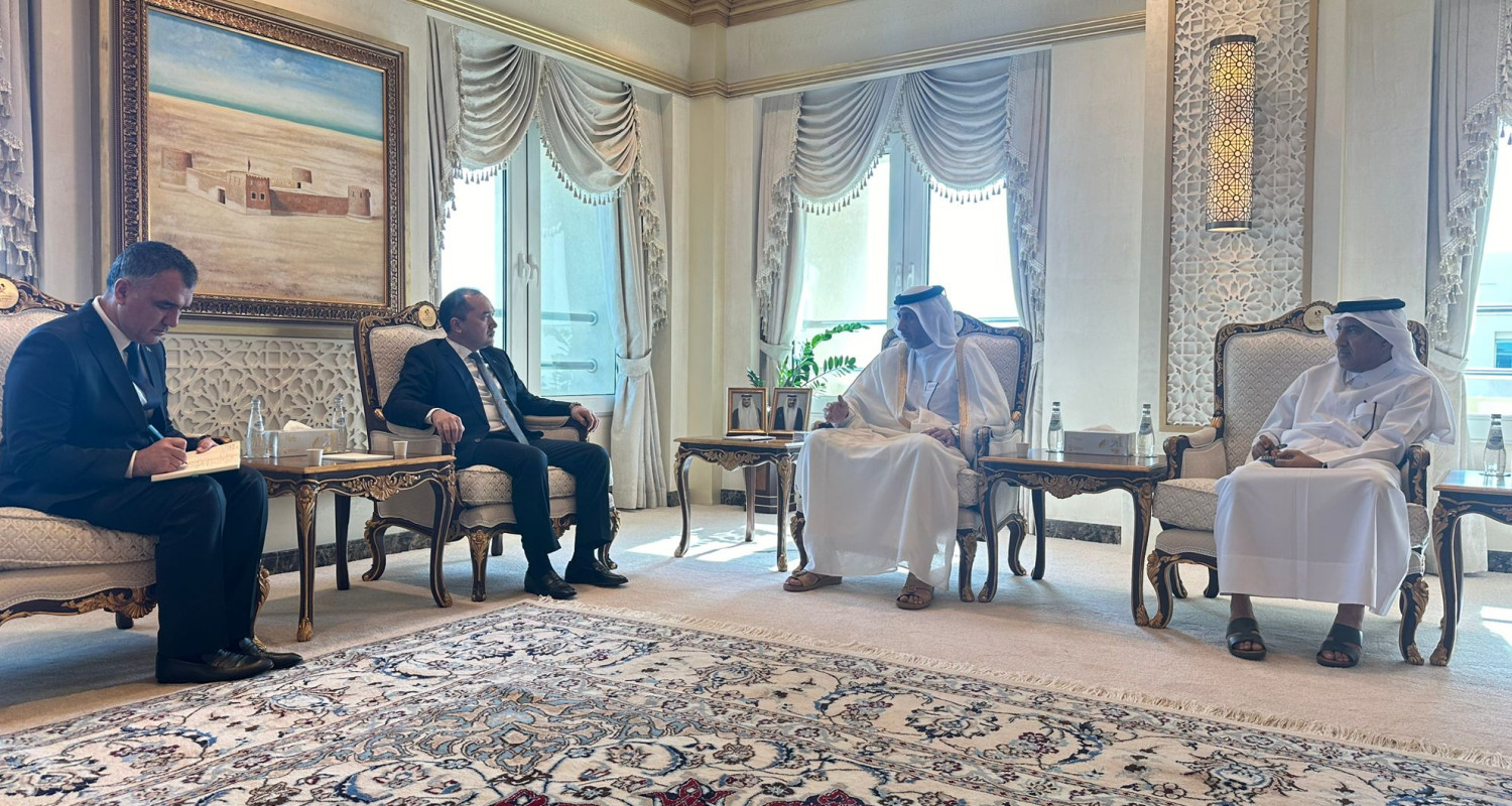 Meeting of the Ambassador of Turkmenistan with the Minister of State for Interior Affairs of the State of Qatar