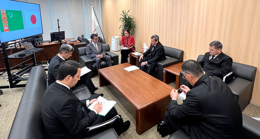 Meetings of the delegation of Turkmenistan with transport and communications state agencies of Japan